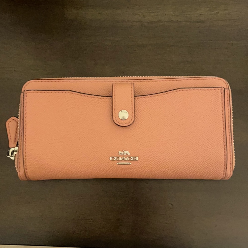 Coach accordion wallet